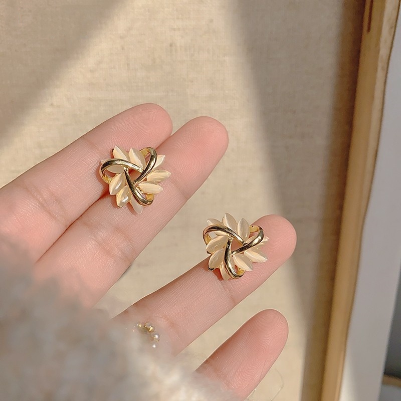 Khuyên Tai Bạc 925 Hình Hoa Mới