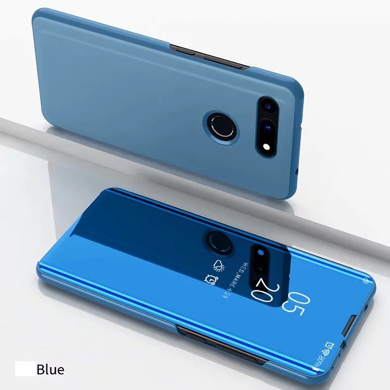 Bao da điện thoại nắp gập tráng gương độc đáo cho Huawei Honor V20 Play 10 8X 8XMAX EnjoyMAX Psmart