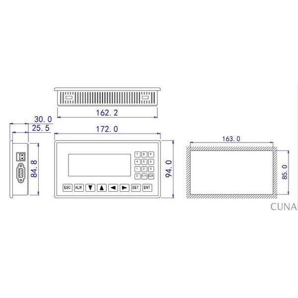 Màn hình OP320-A là màn hình đơn sắc 4 inch (Hàng sẵn có)