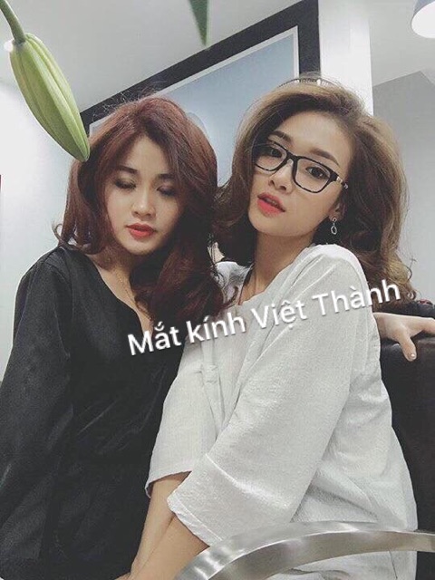 gọng kính cận LV bản to mắt kính giả cận dáng bầu thời trang nhận làm cận viễn loạn theo yêu cầu LV1