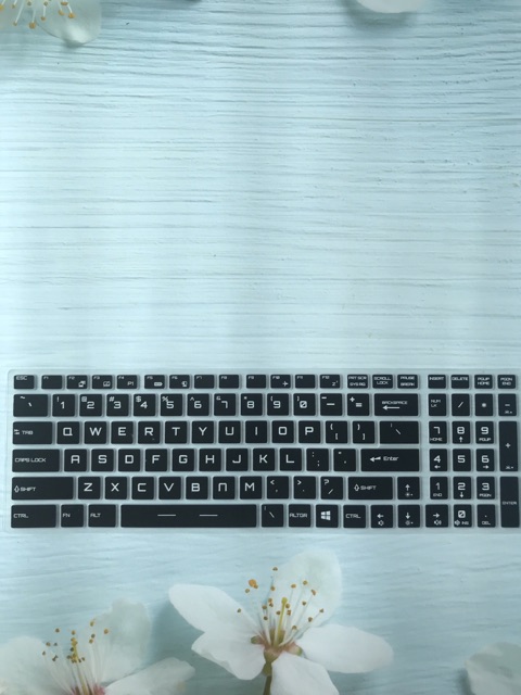 Tấm silicon bảo vệ bàn phím Laptop Msi PE75, GE73, GE72, GP75,  GS75, GE75, GV62, GE62, GE63......