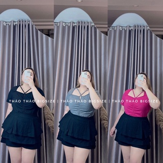 Áo rút đan dây cổ - MÚP BIGSIZE 60-100KG