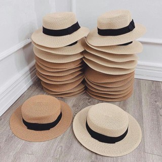 Nón cói đi biển, mũ cói nữ dễ thương