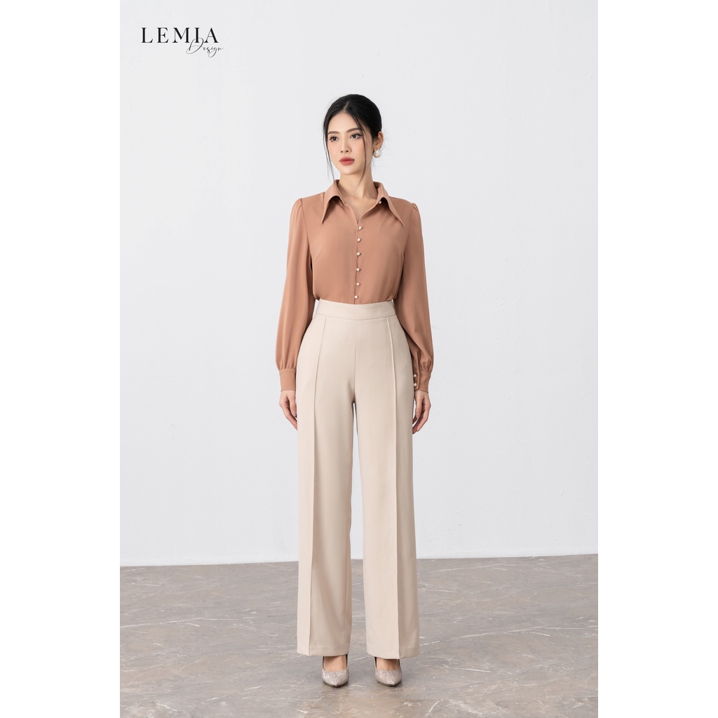 Quần Nữ Suông Dáng Đứng Thời Trang Công Sở By LEMIA Design - 22Q037