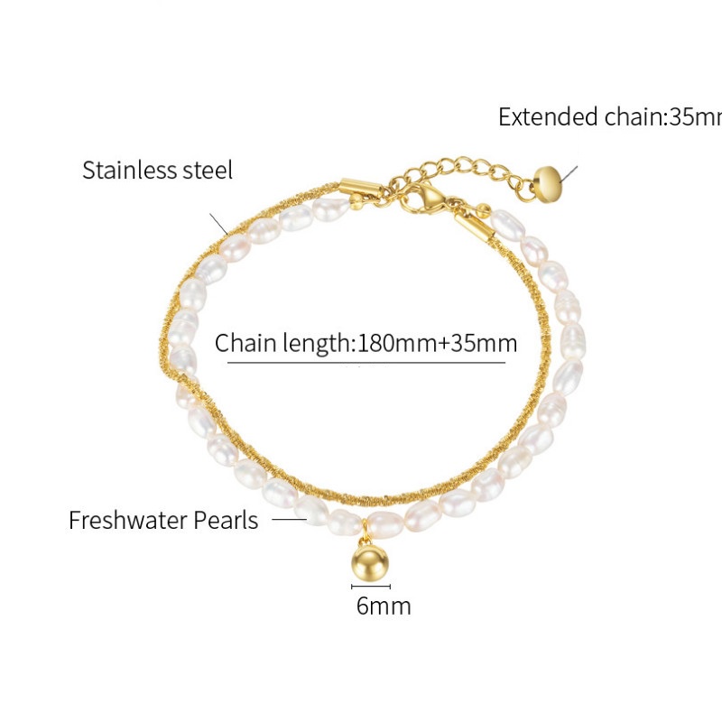 Lắc Tay Titan Ko Rỉ 2 Tầng TT 4136