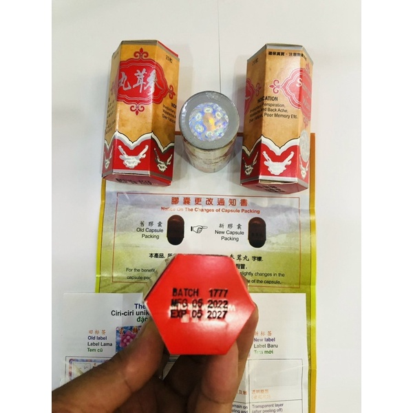 Sâm nhung hoàn đỏ MALAYSIA