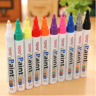 Bút Sơn Toyo Paint  - Bút Vẽ Giày, Lốp Xe,.. [BÚT LÔNG]