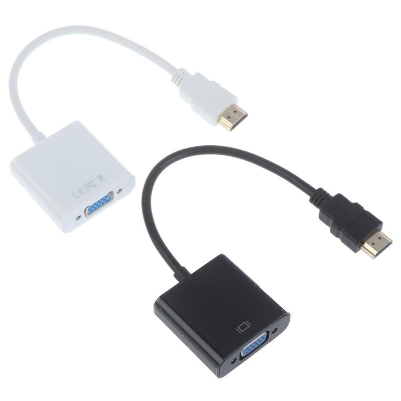 Đầu Chuyển Đổi Từ Cổng Hdmi Sang Vga + Jack Âm Thanh 3.5mm Full Hd 1080p | BigBuy360 - bigbuy360.vn