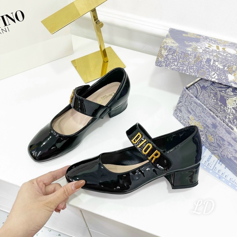 Giày búp bê quai chữ D i o r 3p fullbox