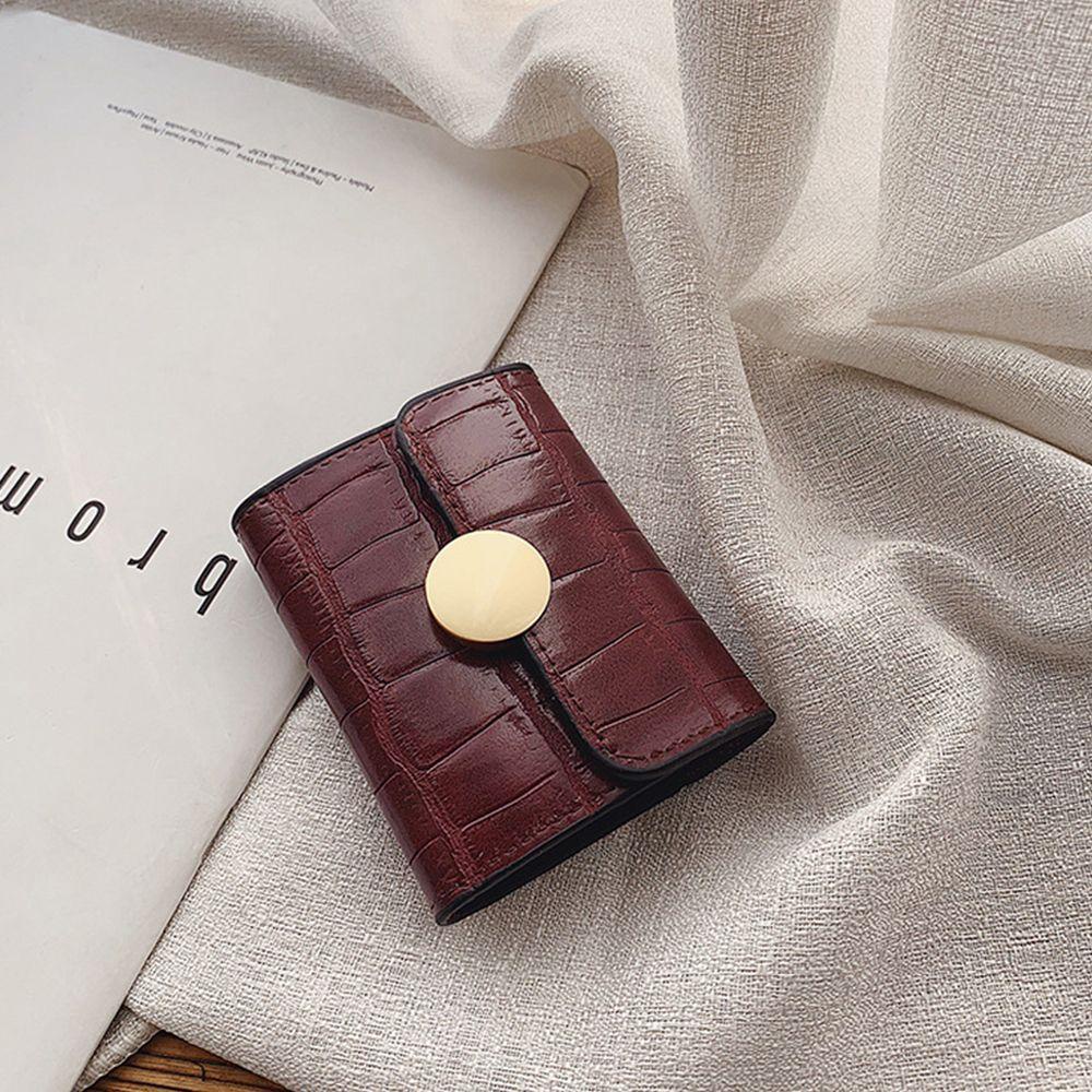 Ví Ngắn Đựng Thẻ Đa Năng Phong Cách Châu Âu