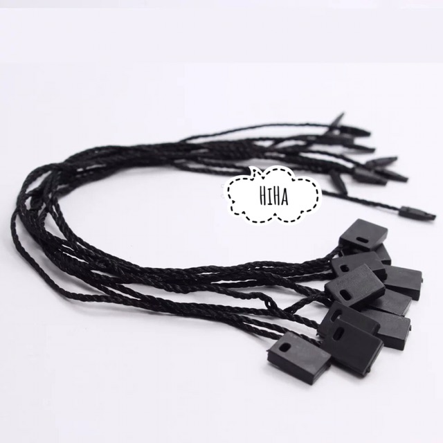 Dây treo nhãn mác tag quần áo Đen