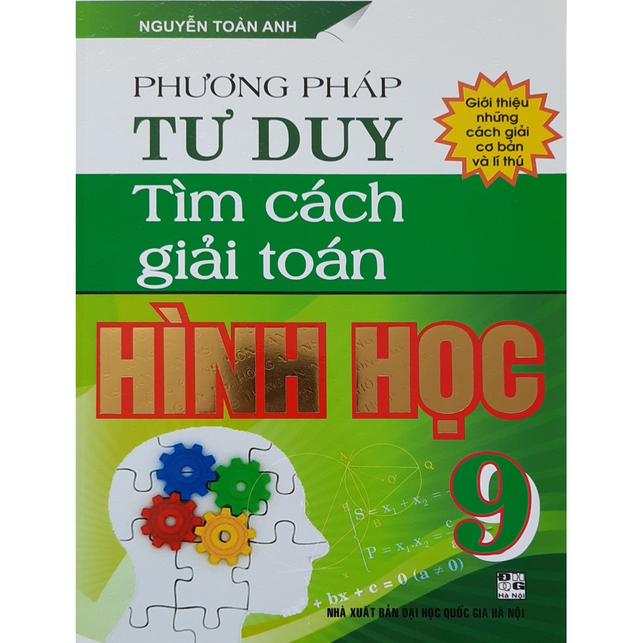 Sách Phương pháp tư duy tìm cách giải toán hình học 9 - Hồng Ân