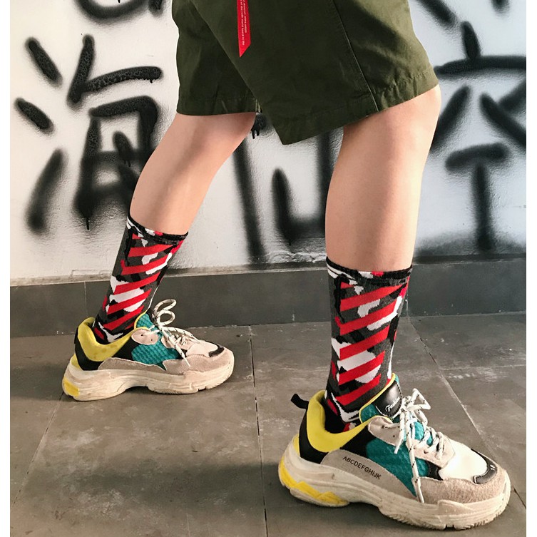 Vớ tất OFF WHITE cổ cao - OFF WHITE socks