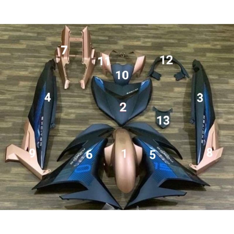 Dàn áo Exciter 150 Phiên Bản Doxou 2019 Chính Hãng Yamaha