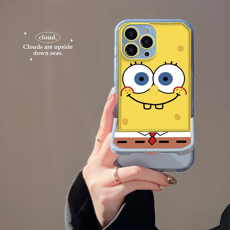Ốp Điện Thoại Silicon TPU Mềm Trong Suốt Có Giá Đỡ Cho IPhone 13 12 11 Pro MAX 6S 7 8 Plus X XR XS MAX SE 2020 6