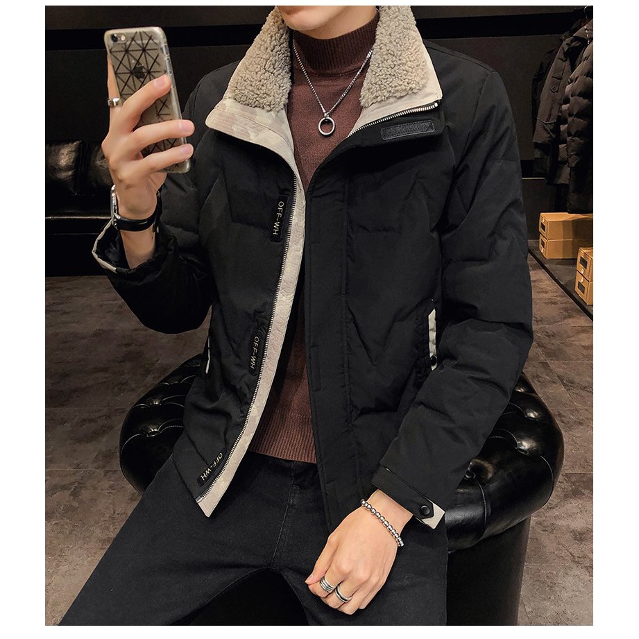 Áo KHoác Phao Nam Áo Phao Nam Lót Lông Phong Cách Hàn Quốc | BigBuy360 - bigbuy360.vn