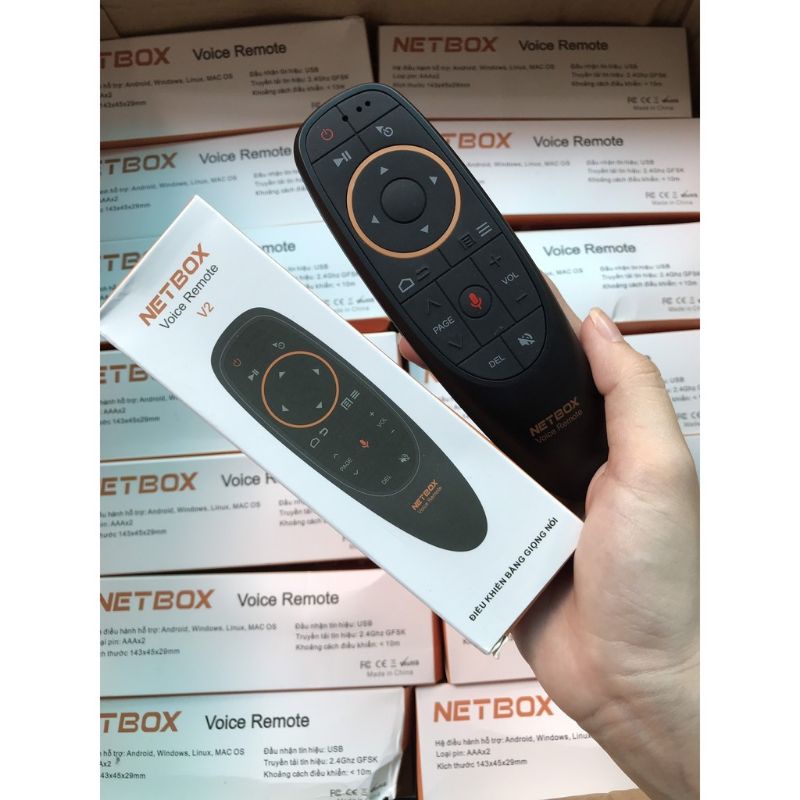 Điều khiển bằng giọng nói - NETBOX voice remote V2 Chính Hãng