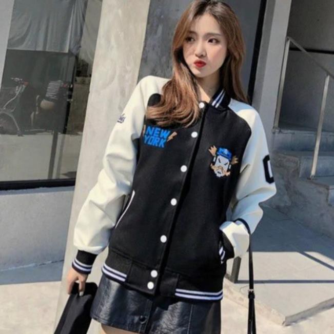 Áo khoác dù bomber nút bấm, áo khoác dù thêu logo cực chất KD3 | BigBuy360 - bigbuy360.vn