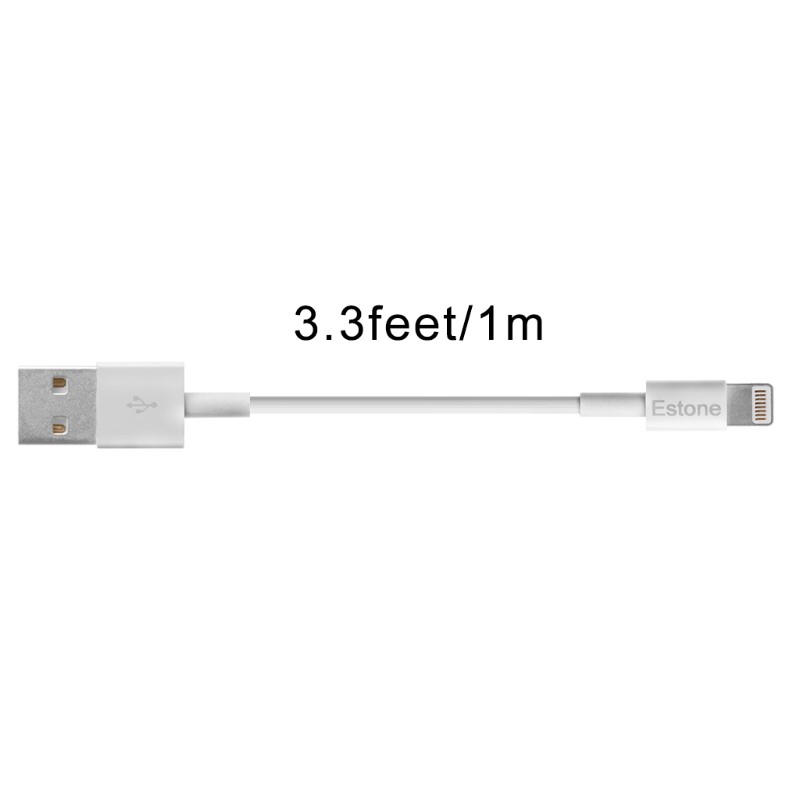 Dây cáp sạc Estone chuyển đổi cổng lightning sang USB dành cho iPhone X 5s 6 6s 7 8 Plus iPad iPod