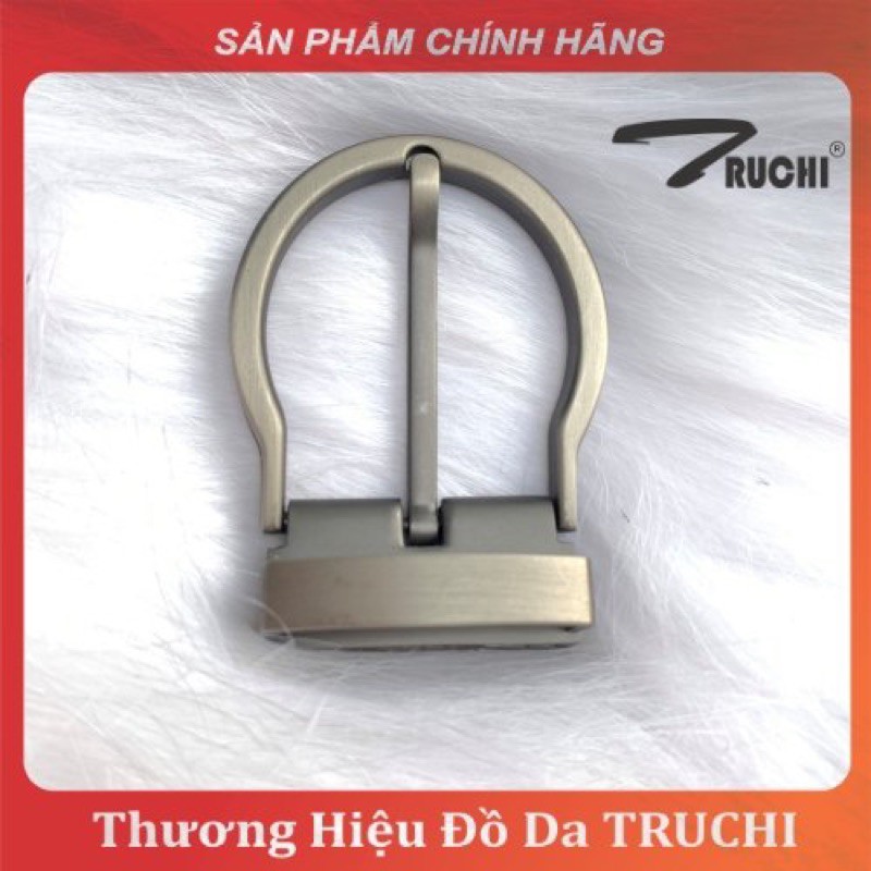 Mặt Thắt Lưng Kim Loại Crom TRUCHI Không Rỉ 3.5cm