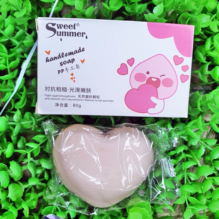 Xà phòng thâm mông Đào Sweet Summer, làm trắng và mịn màng
