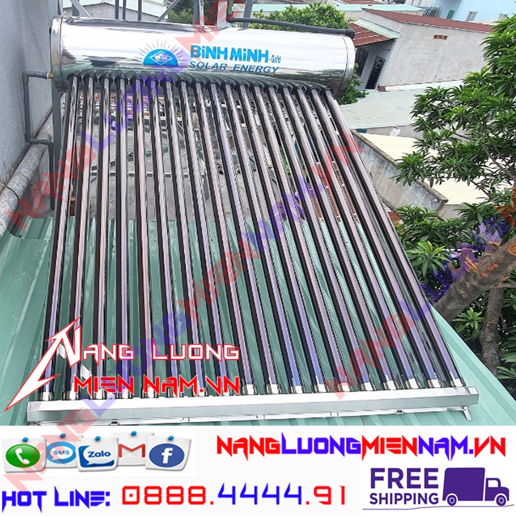 Máy Nước Nóng Năng Lượng Mặt Trời Bình Minh 180L