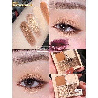 Bảng phấn mắt 4 ô 3-C-E MINI MULTI EYE COLOR PALETTE +2% phí bán hàng