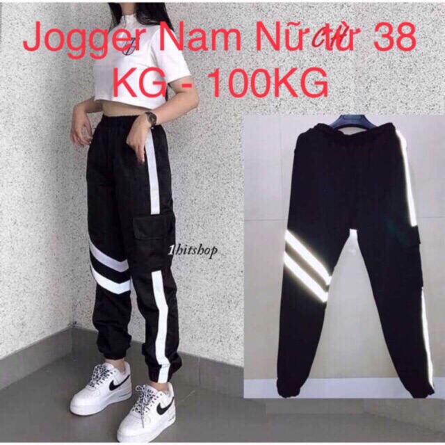 QUẦN JOGGER PHẢN QUANG NAM NỮ CÓ BIG SIZE (40 KG- 100KG)