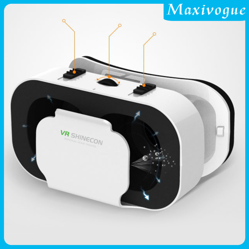 [MAXIVOGUE]3D VR Virtual Reality Glasses for 4.7\'\'-6.53\'\' Smartphone VR Games and 3D Movies