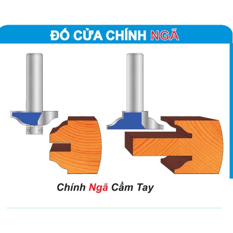 MŨI PHAY ĐÁNH CỬA CHÍNH NGÃ CẦM TAY CHỈ 12LY
