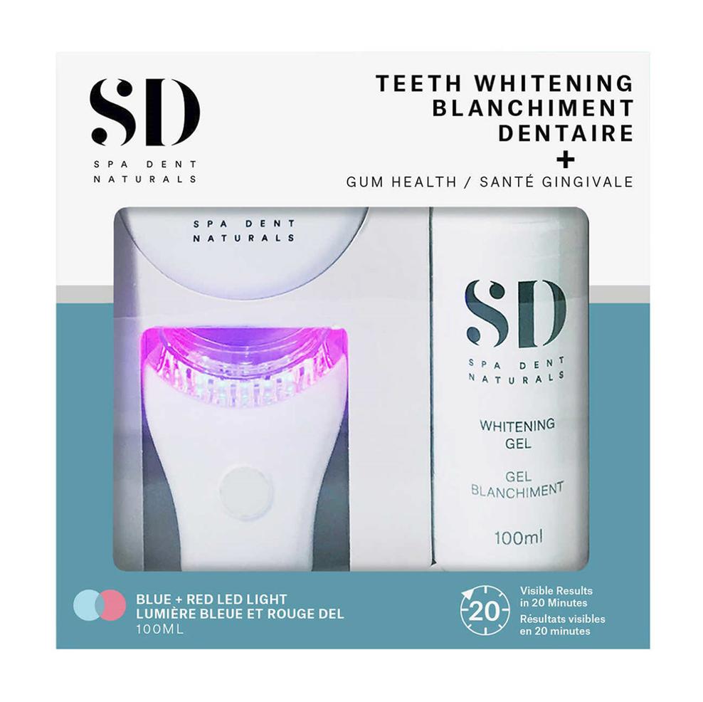 Bộ Dụng Cụ Tẩy Trắng Răng SD Spa Dent Naturals Light Activated Professional Teeth Whitening Kit của Mỹ