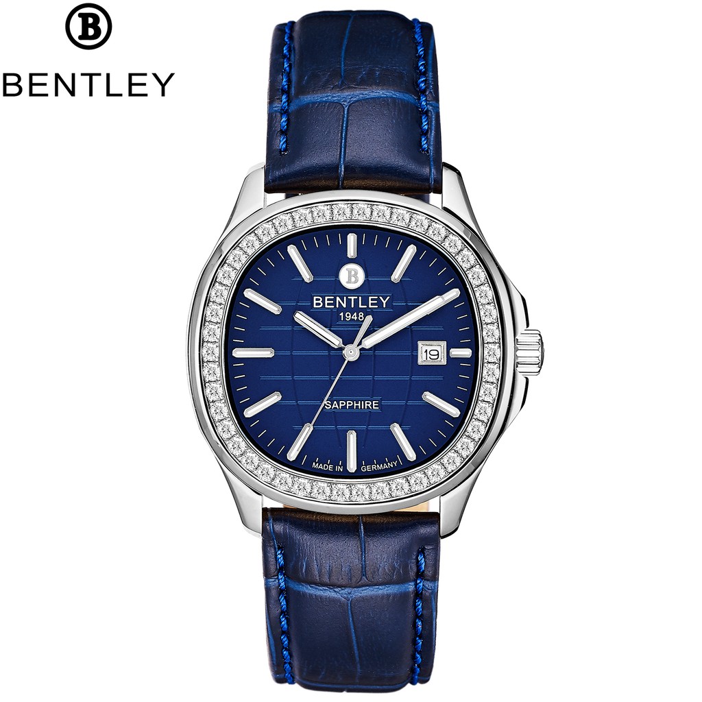 Đồng hồ nam dây da mặt kính chống xước Bentley BL1869 BL1869-101 BL1869-101MWNN