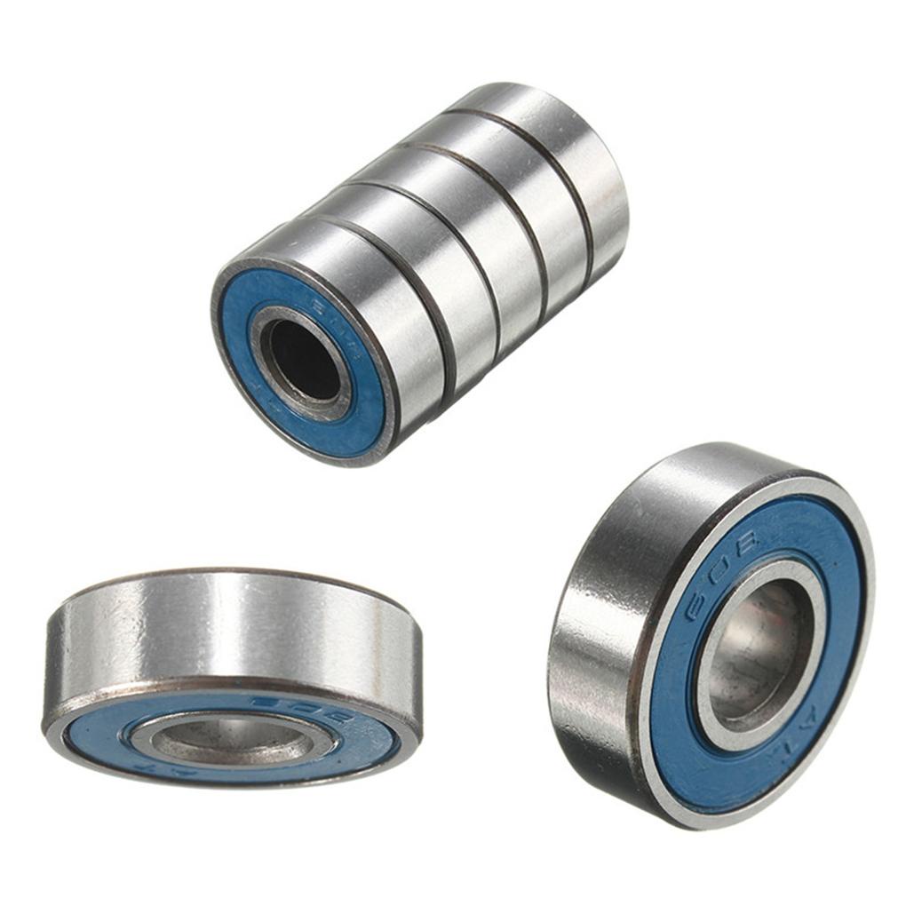 Set 10 Vòng Bi Dài Bằng Thép Carbon Chuyên Dụng Cho Ván Trượt