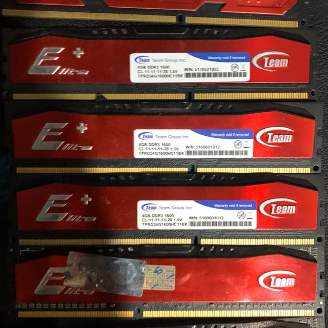 Ram Team Elite 4GB DDR3 Bus 1600