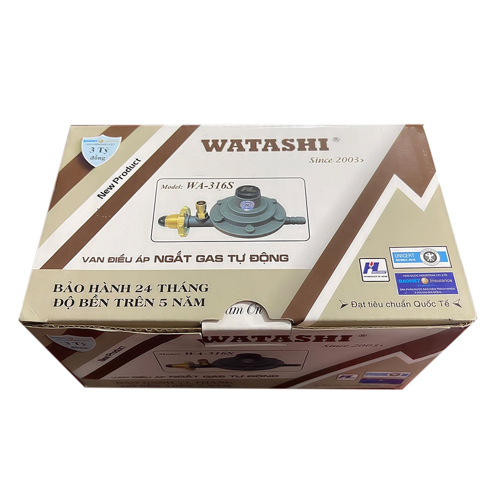 Van ngắt gas tự động WATASHI WA-316S - Hàng chính hãng