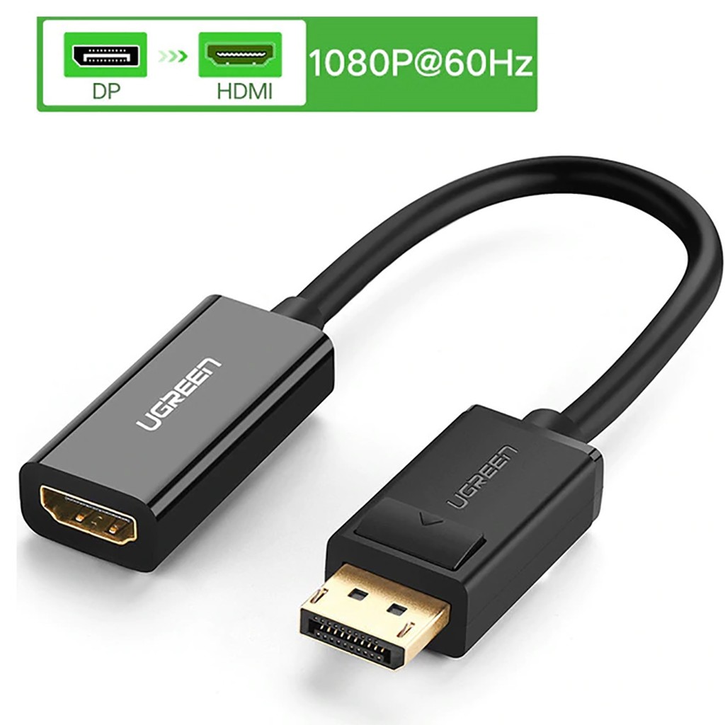 Bộ Chuyển Đổi DisplayPort Sang HDMI Hỗ Trợ 4K Cao Cấp Ugreen MM137