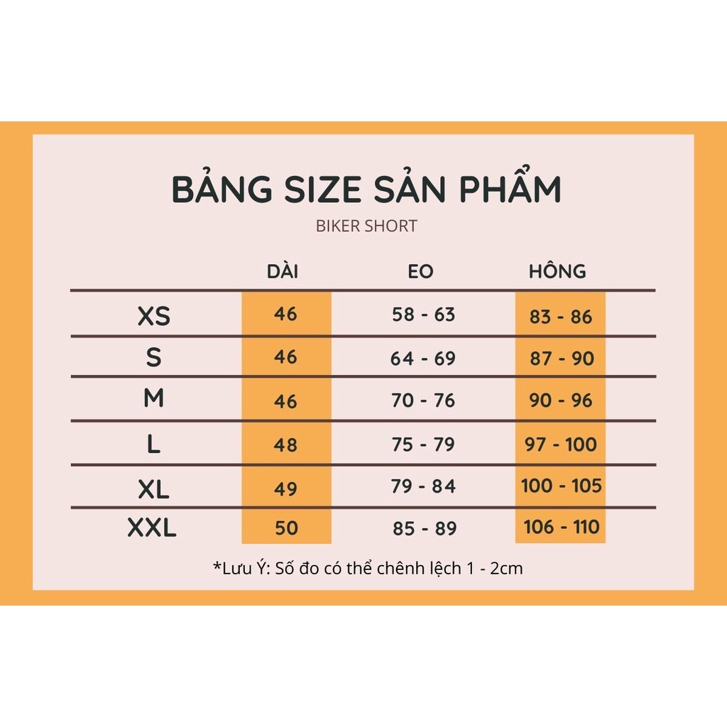 [HÀNG CÓ SẴN] Biker Short - Cycling Short Cạp Cao ( Legging Đùi ) - Quần Short Tập Gym Màu Đen Trơn Co Dãn Big Size