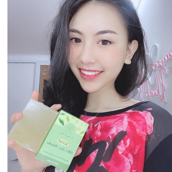 [Handmade] Xà bông thiên nhiên Khổ qua matcha hỗ trợ giảm mụn lưng mụn cơ thể dành cho body