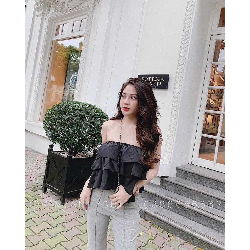 quần loe gân chất umi cá tính
