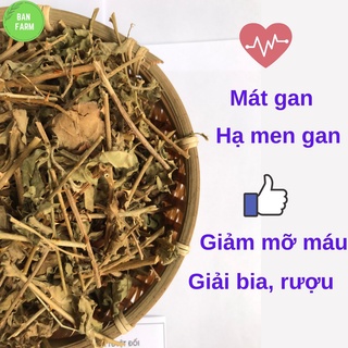 Cà gai leo Banfarm 1kg gồm lá, thân cà gai – mát gan hạ men gan - cà gai leo mới thu hoạch - giá tốt