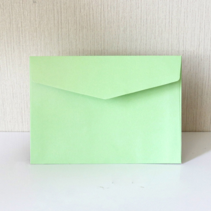 Set 20 Phong Bì Thư Màu Trơn Lấp Lánh Trang Trí Tiệc Cưới