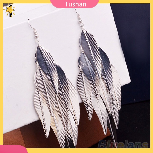 Hoa tai dáng dài phong cách tua rua thời trang sang trọng cho nữ