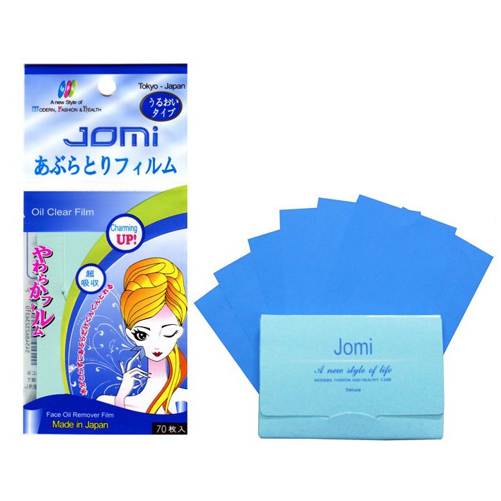 Giấy Thấm Dầu Jomi Oil Clear Film Face Oil Remover 70 Tờ