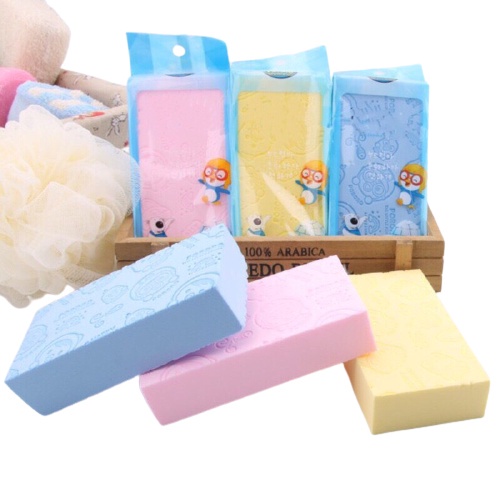 Bông tắm bọt biển thần thánh, làm sạch da, siêu mềm mại