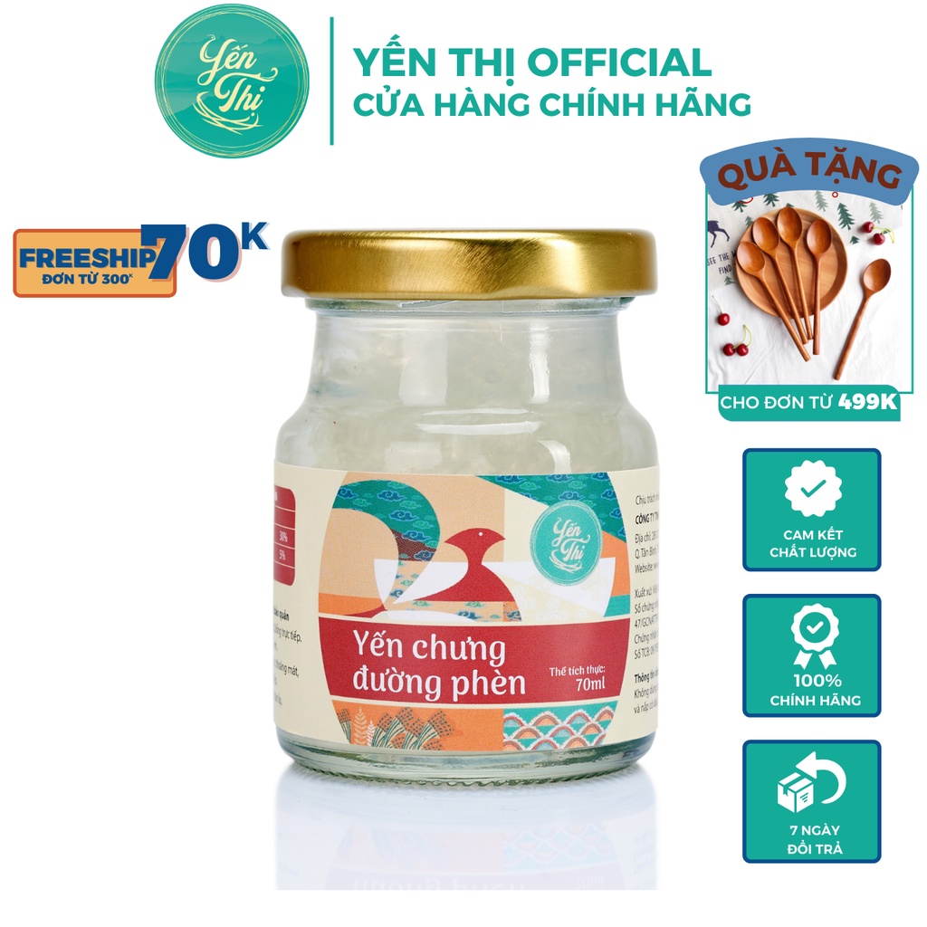 Yến Thị - Chưng đường phèn - Yến sào Khánh Hòa chưng sẵn