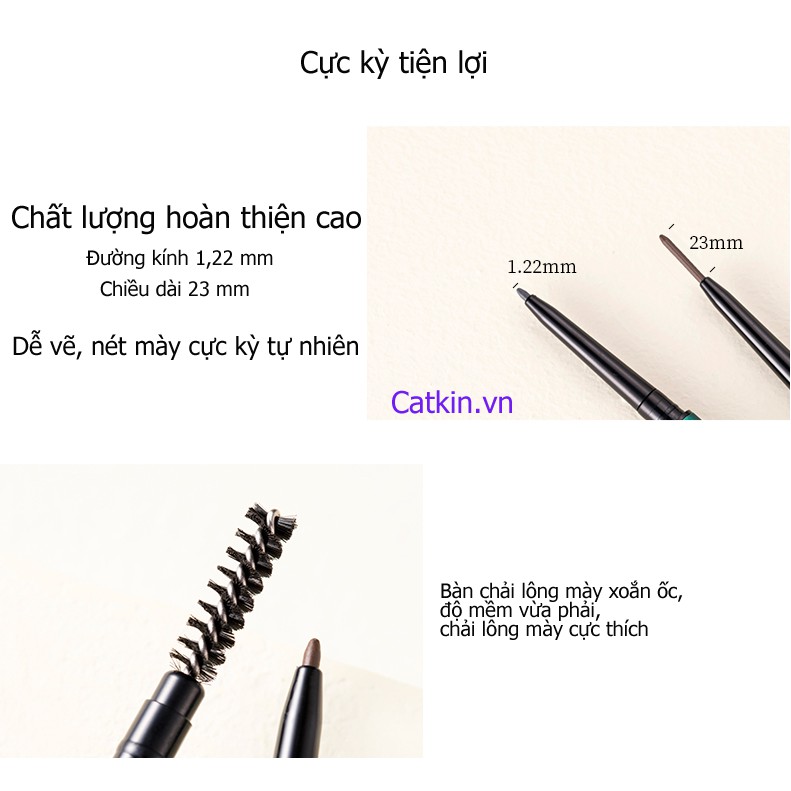 Chì kẻ lông mày nội địa trung Catkin 2021 – Catkin Jade Eyebrow Pencil