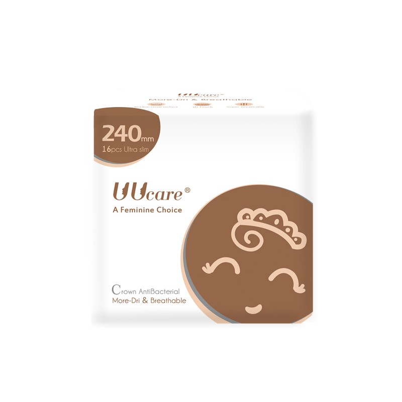 Băng vệ sinh Kháng Khuẩn UUcare Crown 24cm ban ngày
