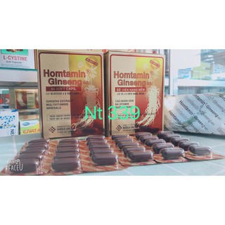 HOMTAMIN GINGSEN HÀN QUỐC - HÀNG CHÍNH HÃNG -  HỘP 12 VỈ X 5 VIÊN