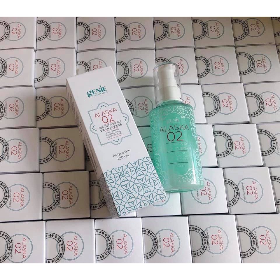 Sữa rửa mặt oxy alaska genie hàn