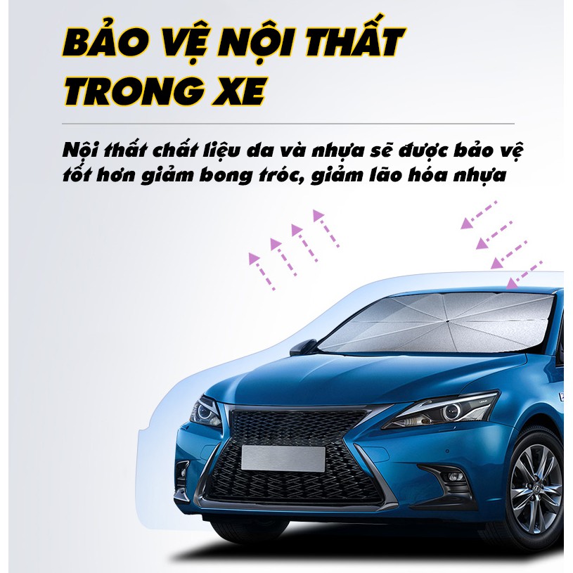 Ô Che Nắng Bảo Vệ Nội Thất OTO - Dù Che Nắng Xe Hơi